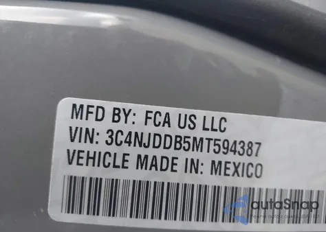 2021 Jeep Compass Trailhawk 4X4 from USA, damaged, VIN 3C4NJDDB5MT594387